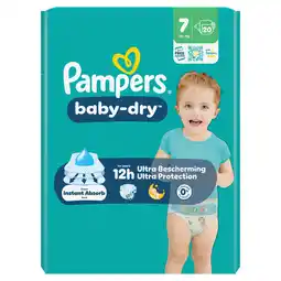 Jumbo Pampers Baby-Dry Maat 7, 20 Luiers aanbieding