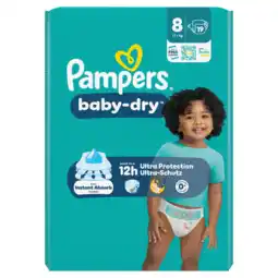 Jumbo Pampers Baby-Dry Maat 8, 19 Luiers aanbieding