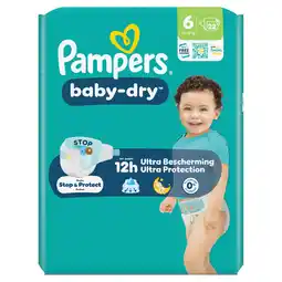 Jumbo Pampers Baby-Dry Maat 6, 22 Luiers aanbieding