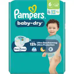 Jumbo Pampers Baby-Dry Maat 6, 22 Luiers aanbieding