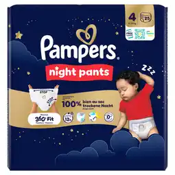 Jumbo Pampers Night Pants Maat 4, 25 Luierbroekjes aanbieding