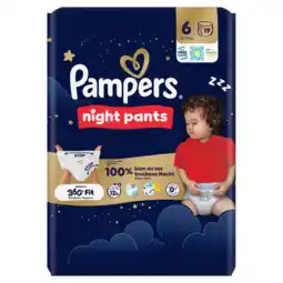 Jumbo Pampers Night Pants Maat 6, 19 Luierbroekjes aanbieding