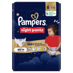 Jumbo Pampers Night Pants Maat 6, 19 Luierbroekjes aanbieding