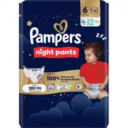 Jumbo Pampers Night Pants Maat 6, 19 Luierbroekjes aanbieding