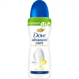 Jumbo Dove Deo Spray Advanced Care Original 100 ML aanbieding