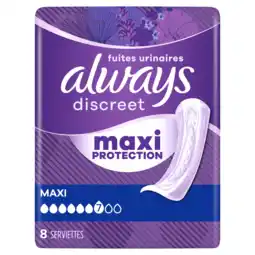 Jumbo Always Discreet Maxi Verband Voor Urineverlies aanbieding