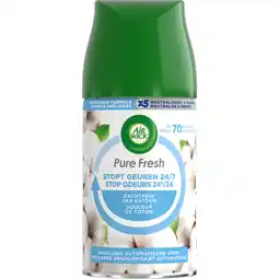 Jumbo Air Wick Freshmatic Pure Fresh - Zachtheid van Katoen - Navulling aanbieding