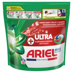 Jumbo Ariel All-in-1 Pods Wasmiddel +Ultra, 10 Wasbeurten aanbieding