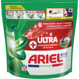 Jumbo Ariel All-in-1 Pods Wasmiddel +Ultra, 10 Wasbeurten aanbieding