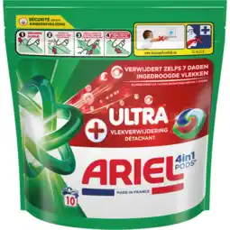 Jumbo Ariel All-in-1 Pods Wasmiddel +Ultra, 10 Wasbeurten aanbieding