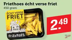 Coop Friethoes écht verse friet aanbieding