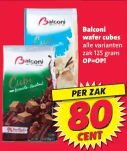 Nettorama Balconi wafer cubes aanbieding