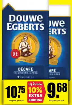 Nettorama Douwe Egberts Decafe aanbieding