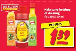 Nettorama Hela curry ketchup of dressing aanbieding