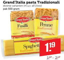 Coop Grand'Italia pasta Tradizionali aanbieding