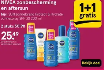 Etos NIVEA zonbescherming en aftersun aanbieding