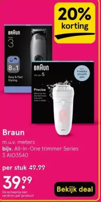 Etos Braun aanbieding