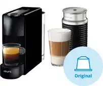 Coolblue Krups Nespresso Essenza Mini XN1118 Zwart + Melkopschuimer aanbieding