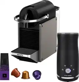 Coolblue Krups Nespresso Pixie XN306T + Pierre Melkopschuimer aanbieding