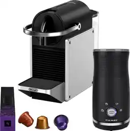 Coolblue De'Longhi Nespresso Pixie EN127.S + Pierre Melkopschuimer aanbieding