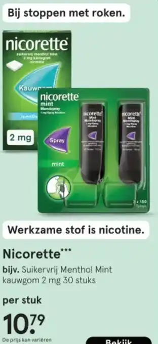 Etos Nicorette aanbieding