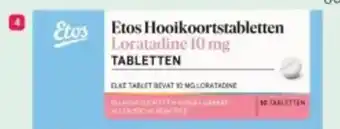 Etos Etos Hooikoortstabletten Loratadine aanbieding