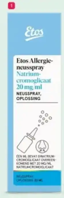 Etos Etos Allergie neusspray aanbieding