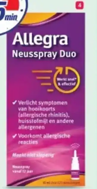 Etos Allegra neusspray aanbieding