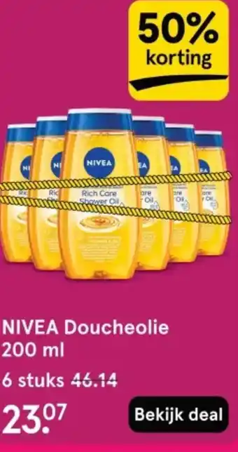 Etos Nivea doucheolie aanbieding