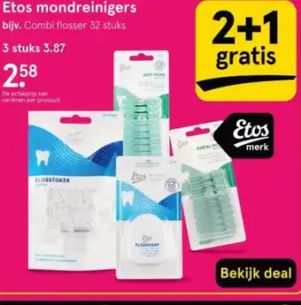 Etos Etos mondreinigers aanbieding
