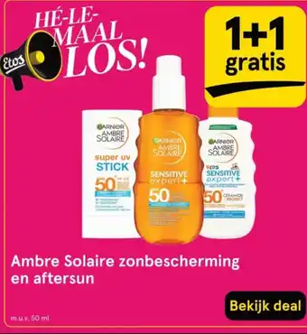 Etos Ambre Solaire zonbescherming en aftersun aanbieding