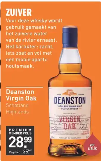 Gall & Gall Deanston Virgin Oak aanbieding