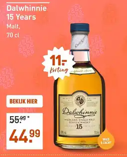 Gall & Gall Dalwhinnie 15 Years aanbieding
