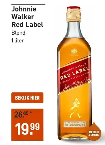 Gall & Gall Johnnie Walker Red Label aanbieding