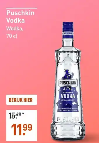 Gall & Gall Puschkin Vodka aanbieding