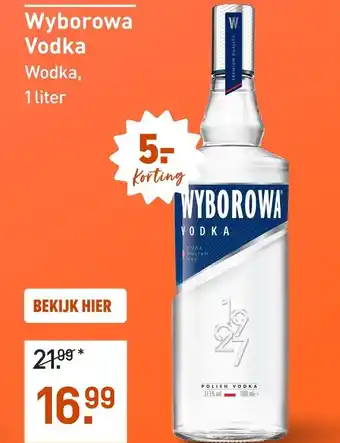 Gall & Gall Wyborowa Vodka aanbieding