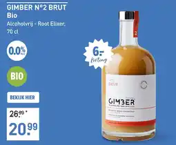 Gall & Gall Gimber n°2 brut bio aanbieding