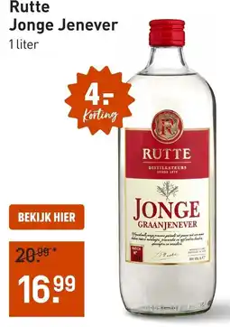 Gall & Gall Rutte Jonge Jenever aanbieding