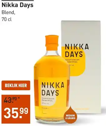 Gall & Gall Nikka Days aanbieding