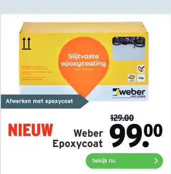 GAMMA Weber Epoxycoat aanbieding