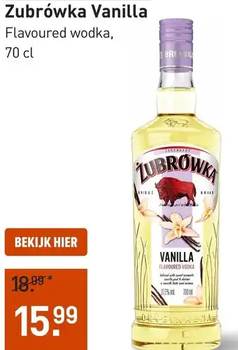 Gall & Gall Zubrówka Vanilla aanbieding