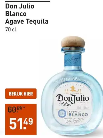 Gall & Gall Don Julio Blanco Agave Tequila aanbieding