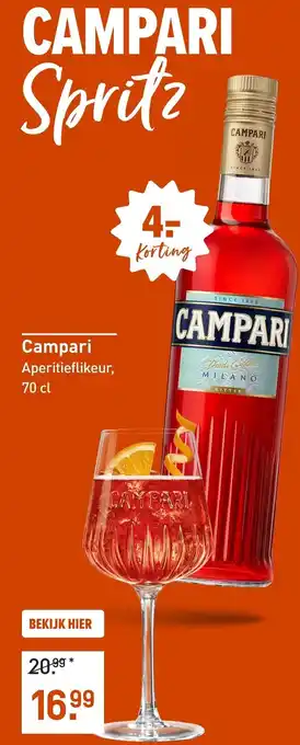 Gall & Gall Campari aanbieding