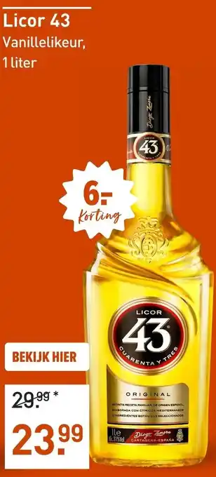 Gall & Gall Licor 43 aanbieding