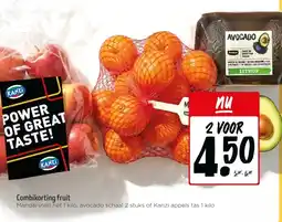 Jumbo Mandarijnen, avocado of Kanzi appels tas aanbieding
