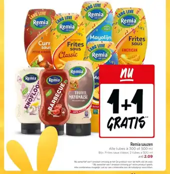 Jumbo Remia sauzen aanbieding