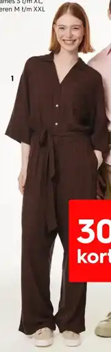 HEMA Linnen Dames Jumpsuit aanbieding