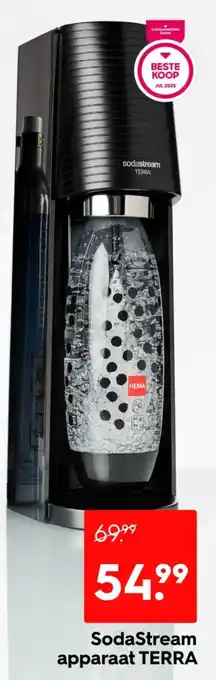 HEMA SodaStream Apparaat Terra aanbieding