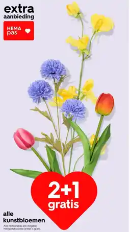 HEMA Alle Kunstbloemen aanbieding