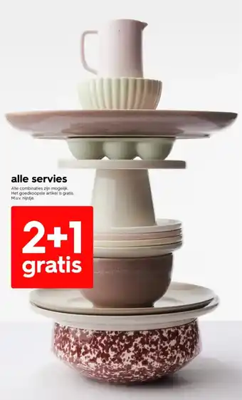 HEMA Alle servies aanbieding